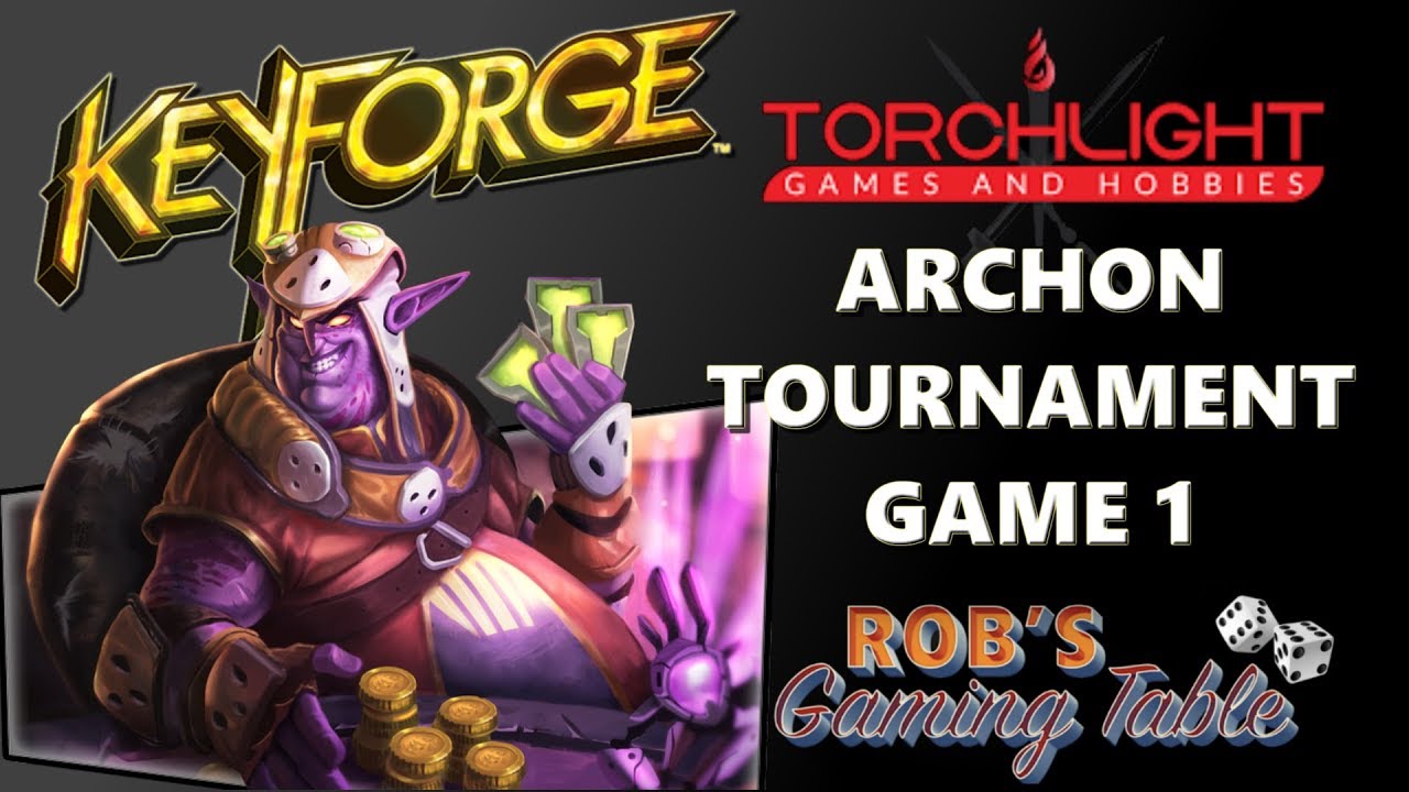 KeyForge: Archon Tournament @ Torchlight #1 (With Commentary)