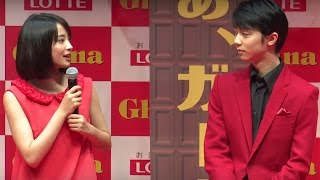 羽生結弦選手、広瀬すずら女優陣から質問攻め！「ロッテ ガーナ チョコびらき レモニー2015」4　#Yuzuru Hanyu　#Suzu Hirose