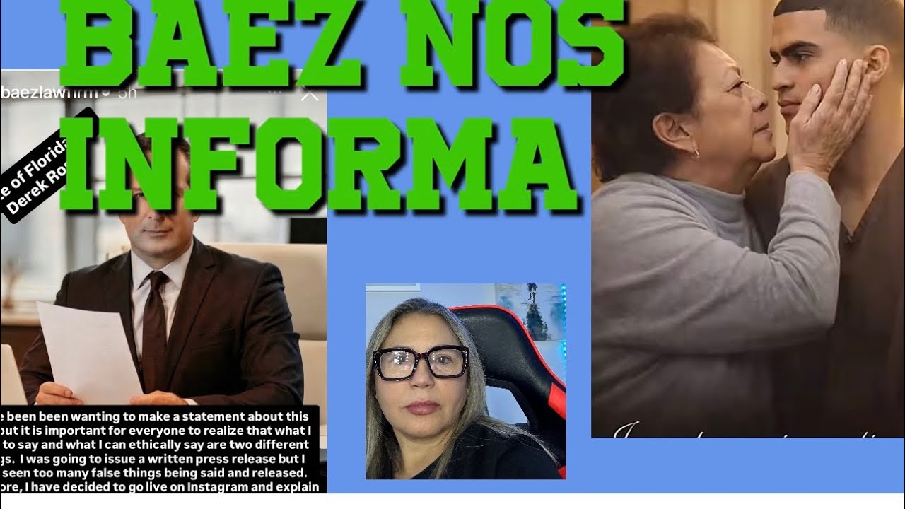 ABOGADO BAEZ NOS ESCRIBE ✍️‼️CARTA DEL CASO DEREK