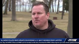 LIVE: Illinois police give update on missing US Navy member from Jupiter