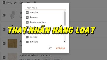 Hướng dẫn đổi nhãn Blogger hàng loạt 1 lần