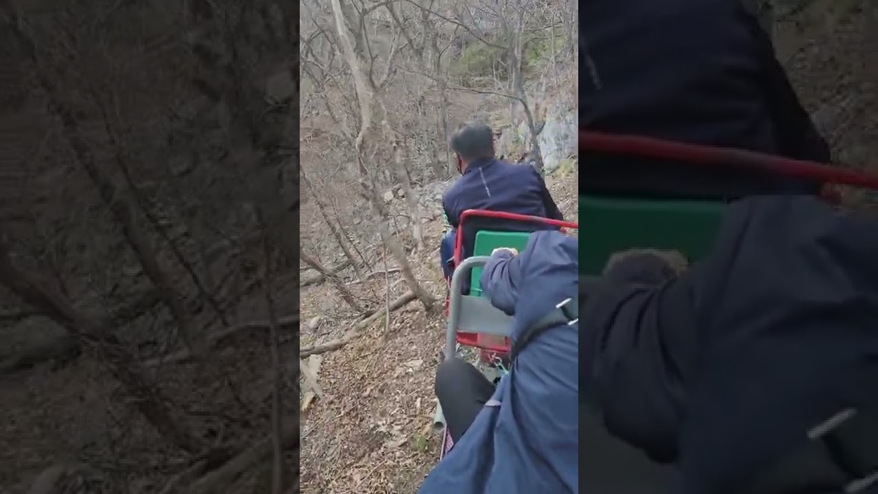 양산 미타암 가는길 에 열차타고~~~