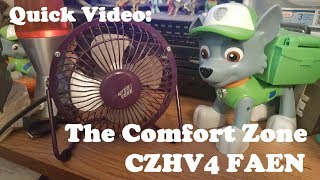Quick Video: The Comfort Zone CZHV4 FAEN