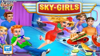 sky girls - flight attendants - serve food - makeover - explore screenshot 4