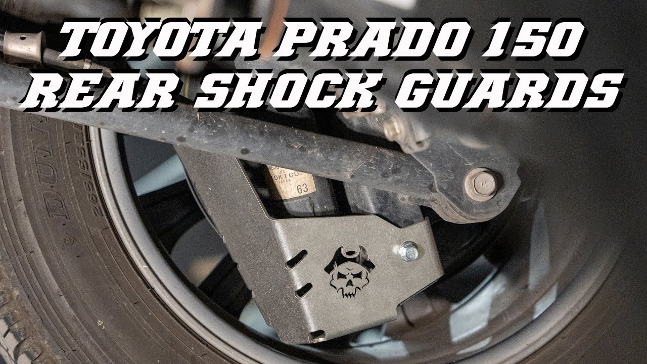 TOYOTA PRADO 150 SERIES REAR SHOCK GUARDS How to Install - YouTube