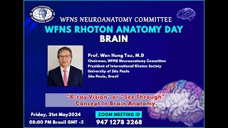 REPLAY: WFNS Rhoton Neuroanatomy Day “Brain”