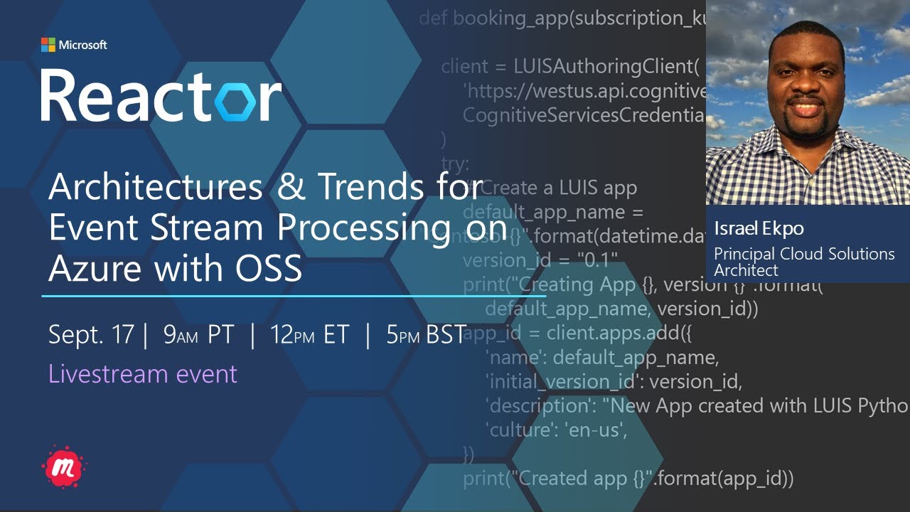 Architectures & Trends for Event Stream Processing on Azure with OSS ...