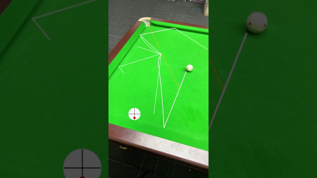 Image of video the The influence of striking force/power on the separation angle. #8ballpool #billiards #trickshot 20