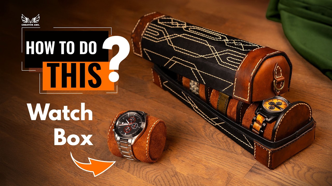 Leather Watchbox Case DIY - YouTube