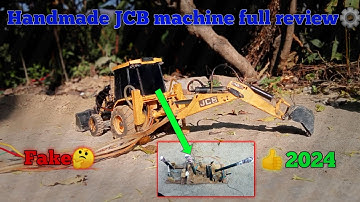 Handmade JCB machine full review video|| Made by Myself||
