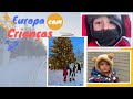 Viajando de TREM e Navio | Europa com crianças | Chegada em Tallinn | Lapônia  VLOG 11