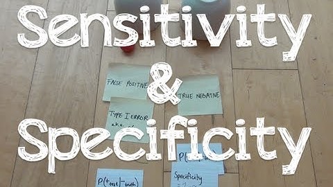 Sensitivity and Specificity
