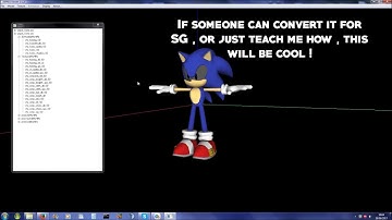 Sonic Colors Model Porting Problem !