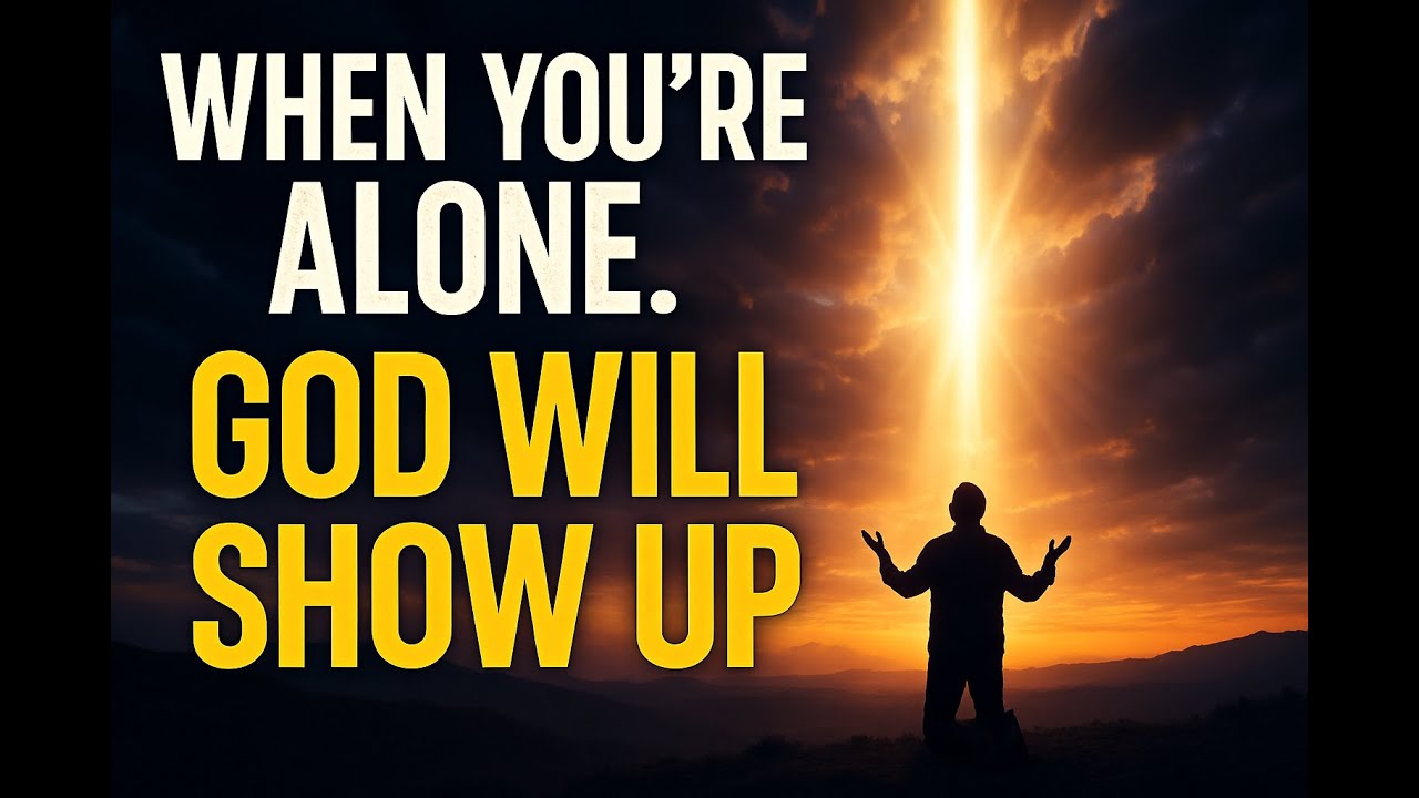 God will manifest His will when you are alone - God shows up when we are alone