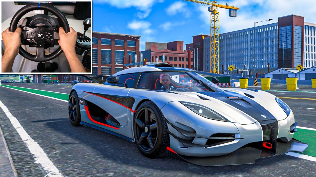 Koenigsegg One:1 1360 HP - The Crew 2 | Thrustmaster T300RS Gameplay