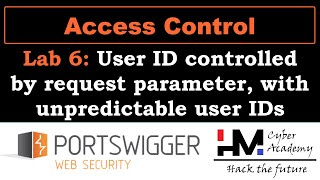 Access Control 6 | User ID controlled by request parameter, with unpredictable user IDs