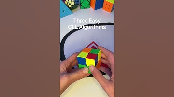 Three easy CLL Algorithms for 2x2 Rubik