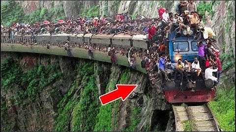 10 Jalur Kereta Api paling Ekstrim  Dan Berbahaya Di Dunia