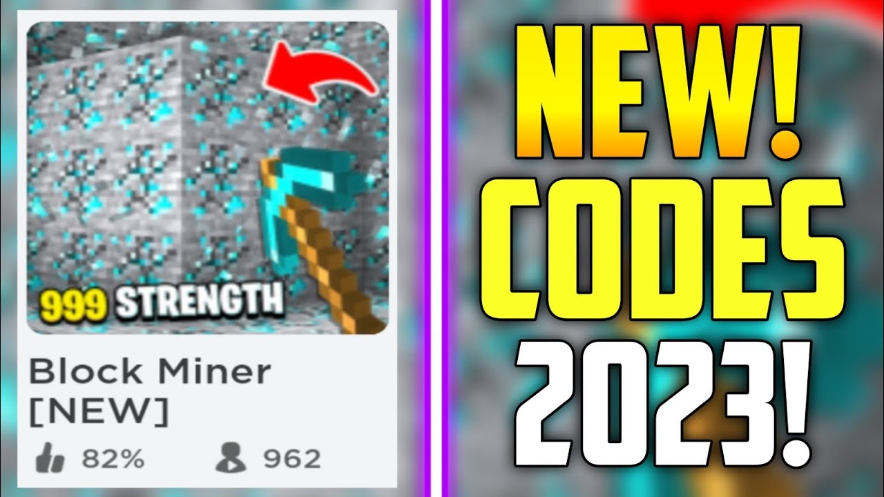 ALL BLOCK MINER CODES! (March 2023)  ROBLOX Codes *SECRET/WORKING* 