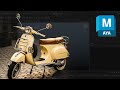 Scooter Modeling Basic to Advance PART 11 Autodesk Maya