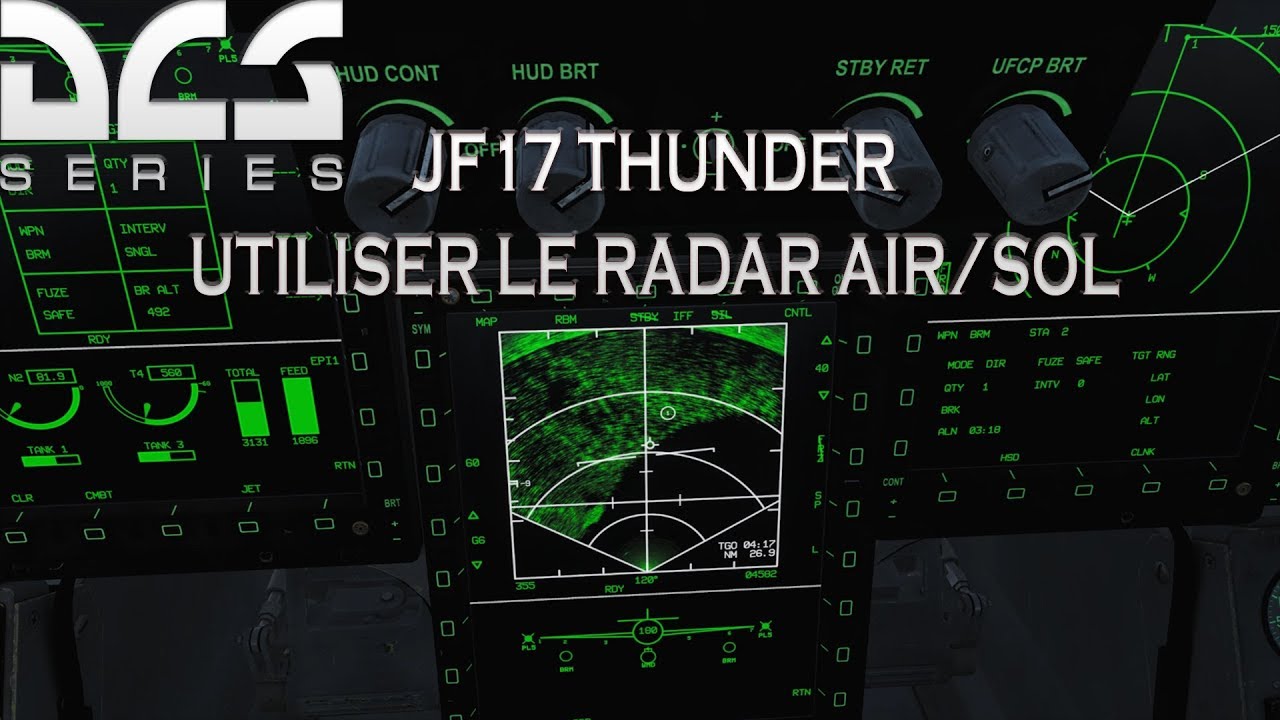 [DCS] JF17 Thunder Le Radar Air Sol