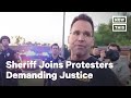 Michigan Sheriff Joins Protesters Marching for George Floyd | NowThis