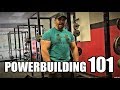 Powerbuilding 101 back training session