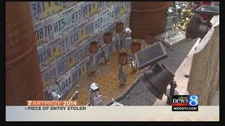 Queen, flowers stolen from ArtPrize entry