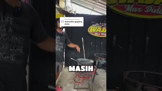 Wajan baja hitam anti lengket gagang datar