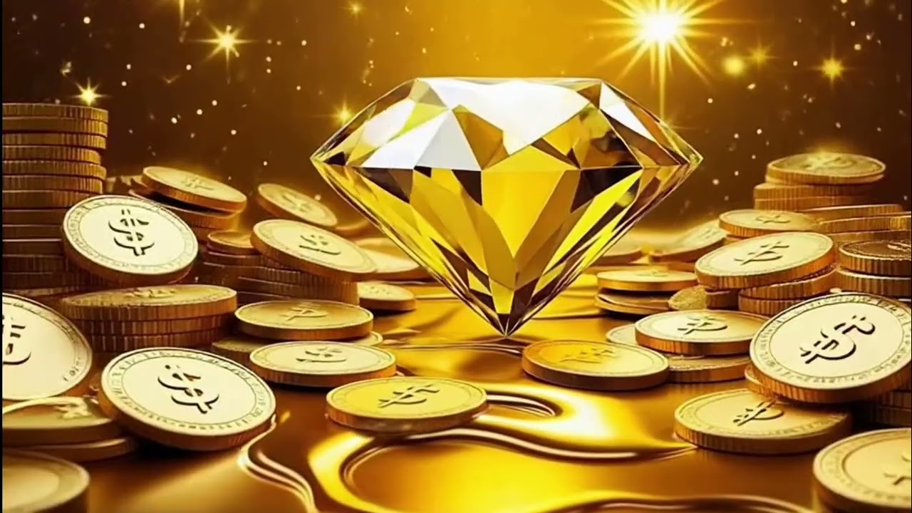 1111 Hz Golden Diamond Meditation💎 Manifest Luxury, Wealth & High Vibration Energy ✨