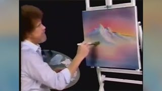 3 Bob Ross paintings auctioned off