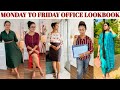 Back To Office - Monday To Friday Office Lookbook | Amazon Haul | Sushmita&#39;s Diaries