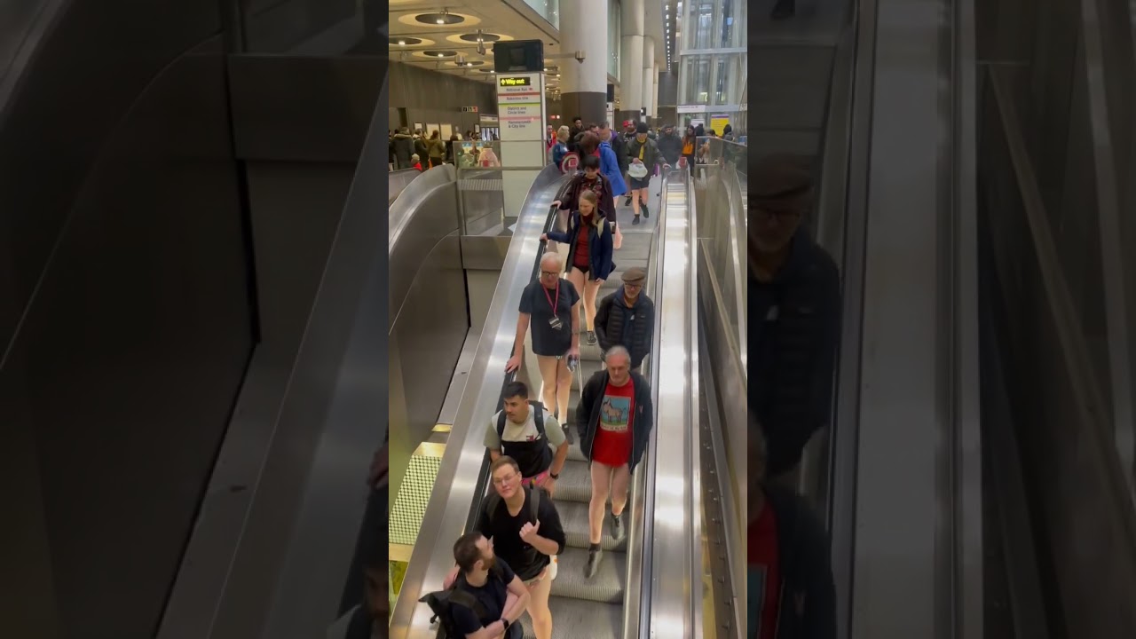 No Trousers Tube Ride 