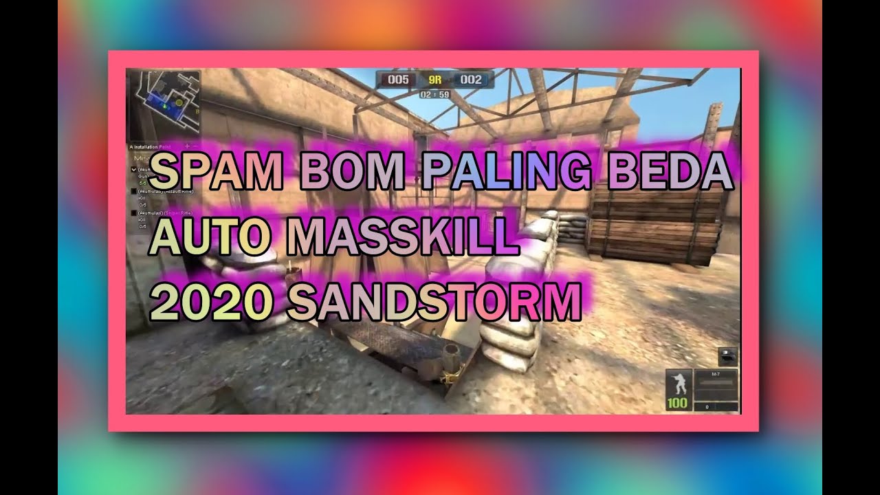 SPAM BOM PALING BEDA DI SANDSTORM 2020!! || SVG Pointblank Tutorial