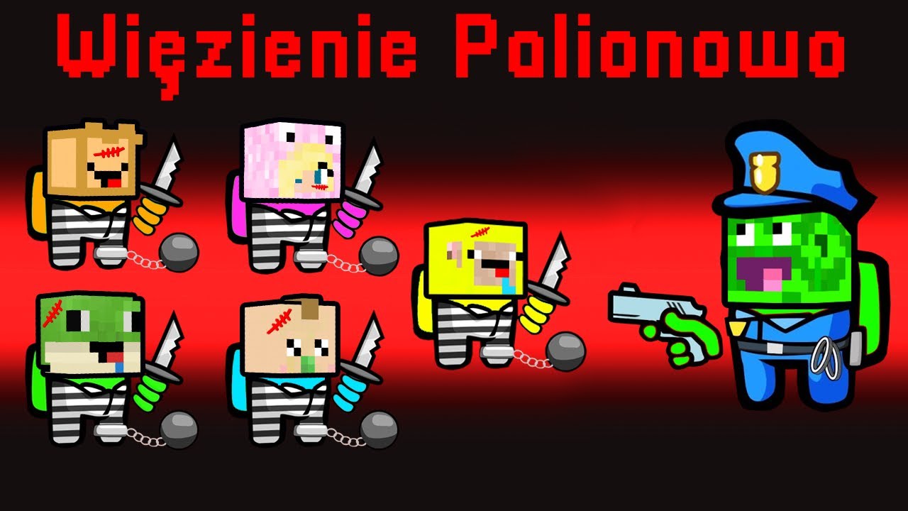 POLICJA vs ZŁODZIEJE w AMONG US!