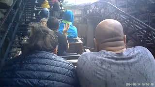 Colorado Adventure POV in the Rain, Phantasialand Germany
