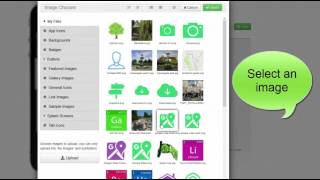 How to create a Gallery of images in appshed