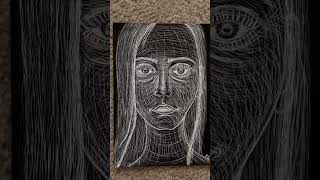 #scratchart #portrait #art #artist #drawing #artteacher #scratchboard #diy
