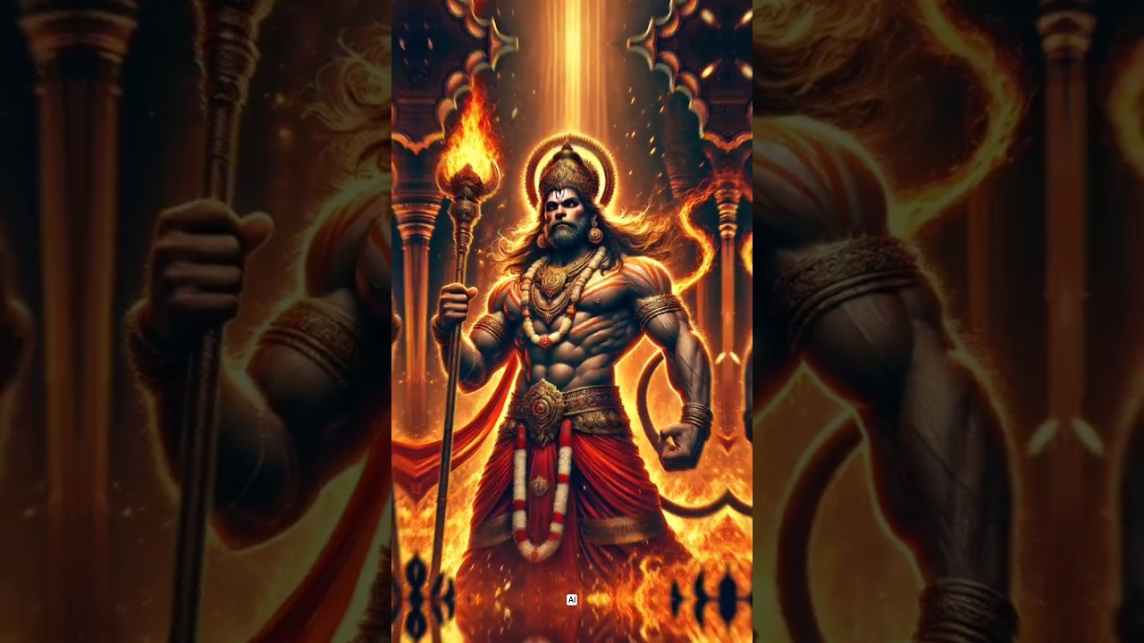 How Lord Hanuman Became a Symbol of Infinite Strength and Wisdom ai se bana video ai ka jadu