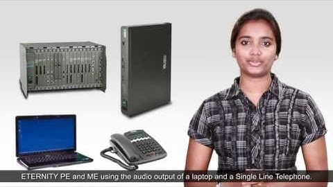 In ETERNITY PE and ME using a Laptop and a Single Line Telephone