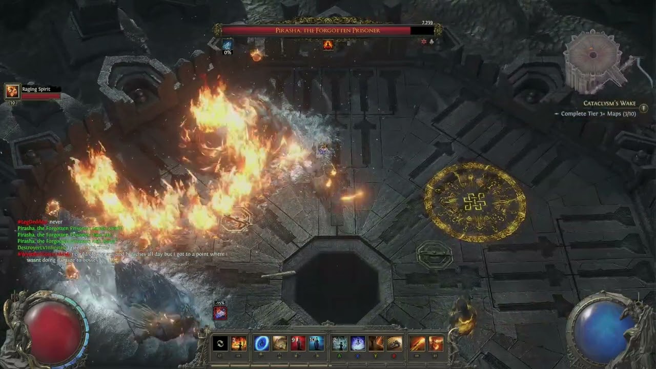 Detonating the Tier 4 Excavation Site and Fire Sorceress VS Tier 4 Balbala