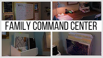 OUR FAMILY COMMAND CENTER HOW TO MAKE A COMMAND CENTER FOR YOUR FAMILY