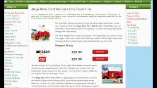 Mega Bloks First Builders Fire Truck Finn