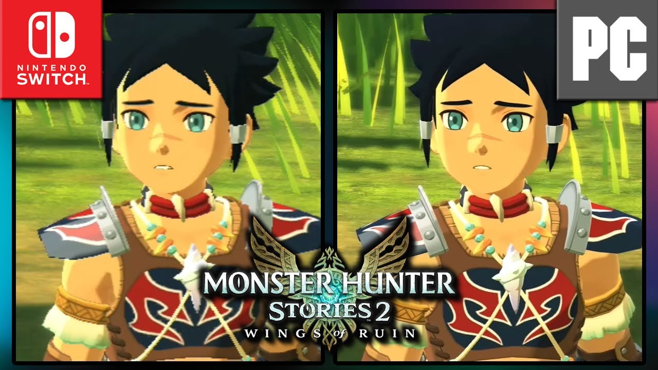 Switch PC Stories | Hunter Wings VS Monster - Ruin YouTube of | Graphics Comparison 2: (4K)