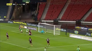Hearts keeper Craig Gordon's outstanding first half save in Scottish Cup Semi-Final vs. Hibernian