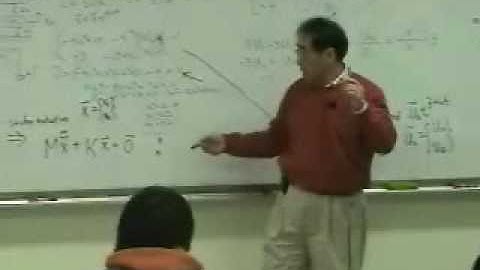 [Lecture 12-8: Multi Degree of Freedom System] Mechanical Vibration by Prof. Yang-Hann Kim at KAIST