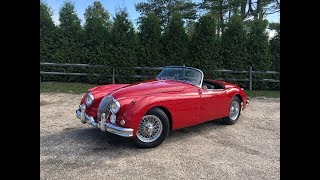 1958 Jaguar XK 150 S Roadster Driving Video - Autosport Designs 1958 Xk150s Roadster