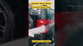 Mahindra Thar Full Detailing | Interior Vacuum &amp; Deep Cleaning | Republic Motor Works Patna