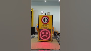 Radar Speed Sign with Speed Enforcement Camera