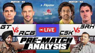 GT vs RCB and CSK vs SRH Pre-Match Analysis | Saturday Double-header Matches